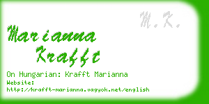 marianna krafft business card